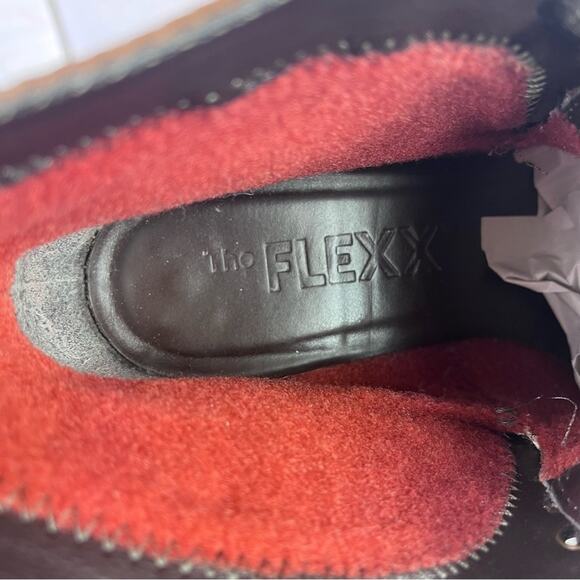 The Flexx Boots Womens 7.5 Brown Suede Leather Wedge Lace Up - Picture 12 of 12